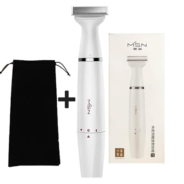 Xiaomi-Afeitadora eléctrica para hombres, maquinilla de afeitar para cortar el pelo, , para Barba, inalámbrica, 3: MSN T3 White