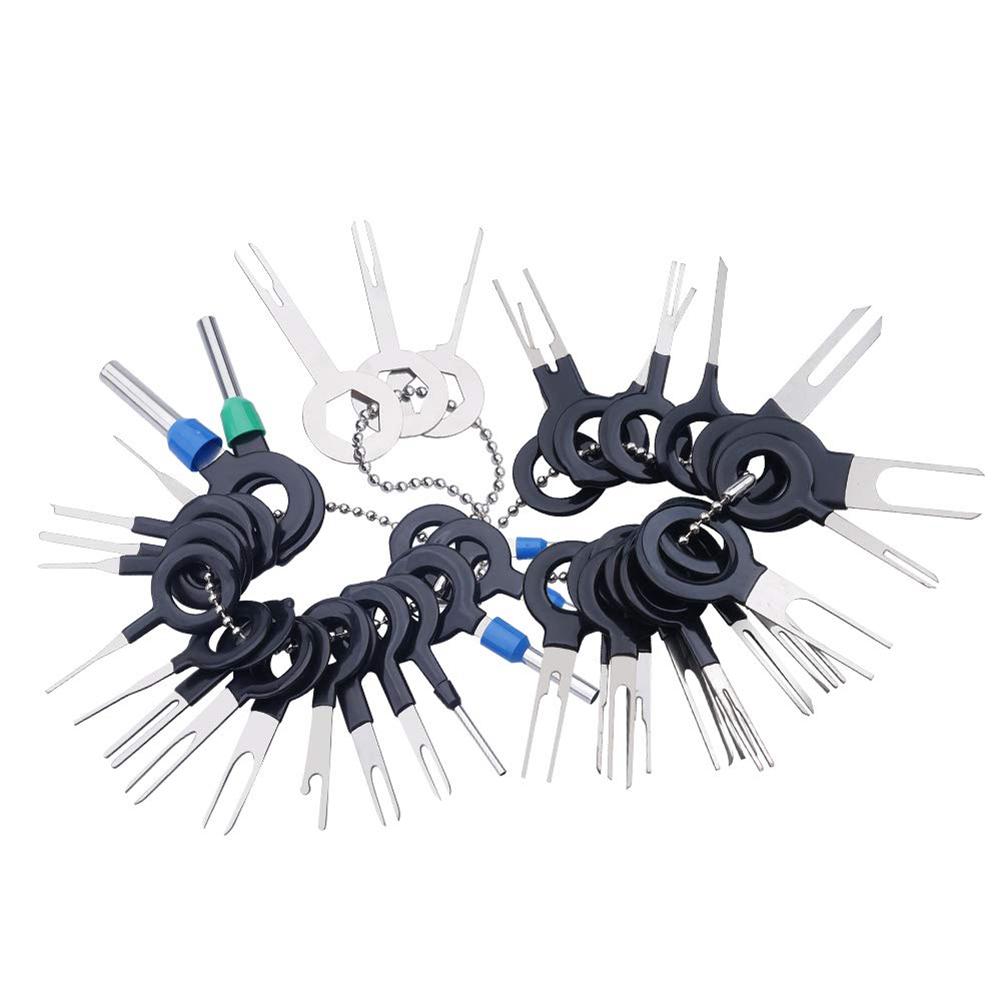 41Pcs Car Terminal Removal Tool Wire Plug Connector Extractor Puller Release Pin Extractor Kit For CarPlug Repair Tool