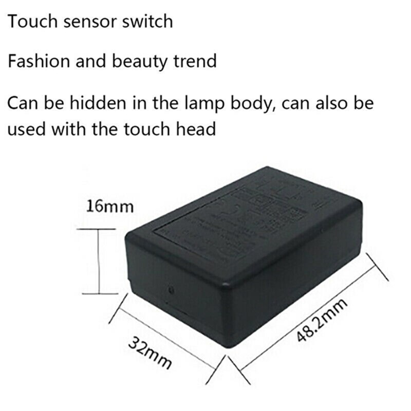 Kontaktlys lampe dæmpningsafbryder kontrolmodul sensor 220v til glødelampe / led