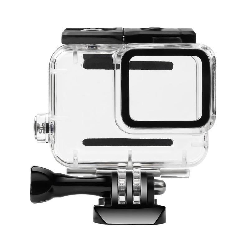 Boîtier étanche pour Gopro Hero 7, coque de Protection sous-marine blanche argentée pour Go pro, accessoires