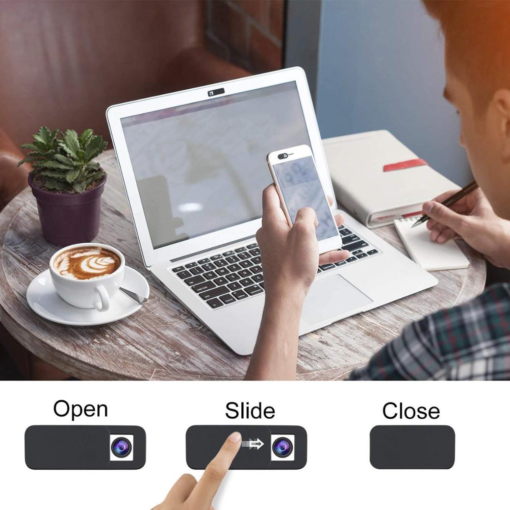 Tapa camara portatil Tapa webcam Ordenador Cubierta de Webcam cubierta protegida imán deslizante de plástico protege la privacidad Mac ios Web laptop