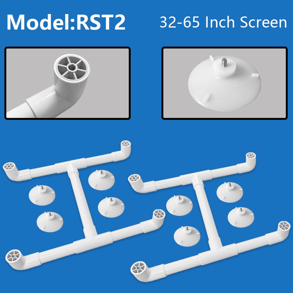 LED LCD TV Screen Remove Repair Tool Silicone Vacuum Suction Cup Support Connector 32-65 Inch Maintenance Device: RST2