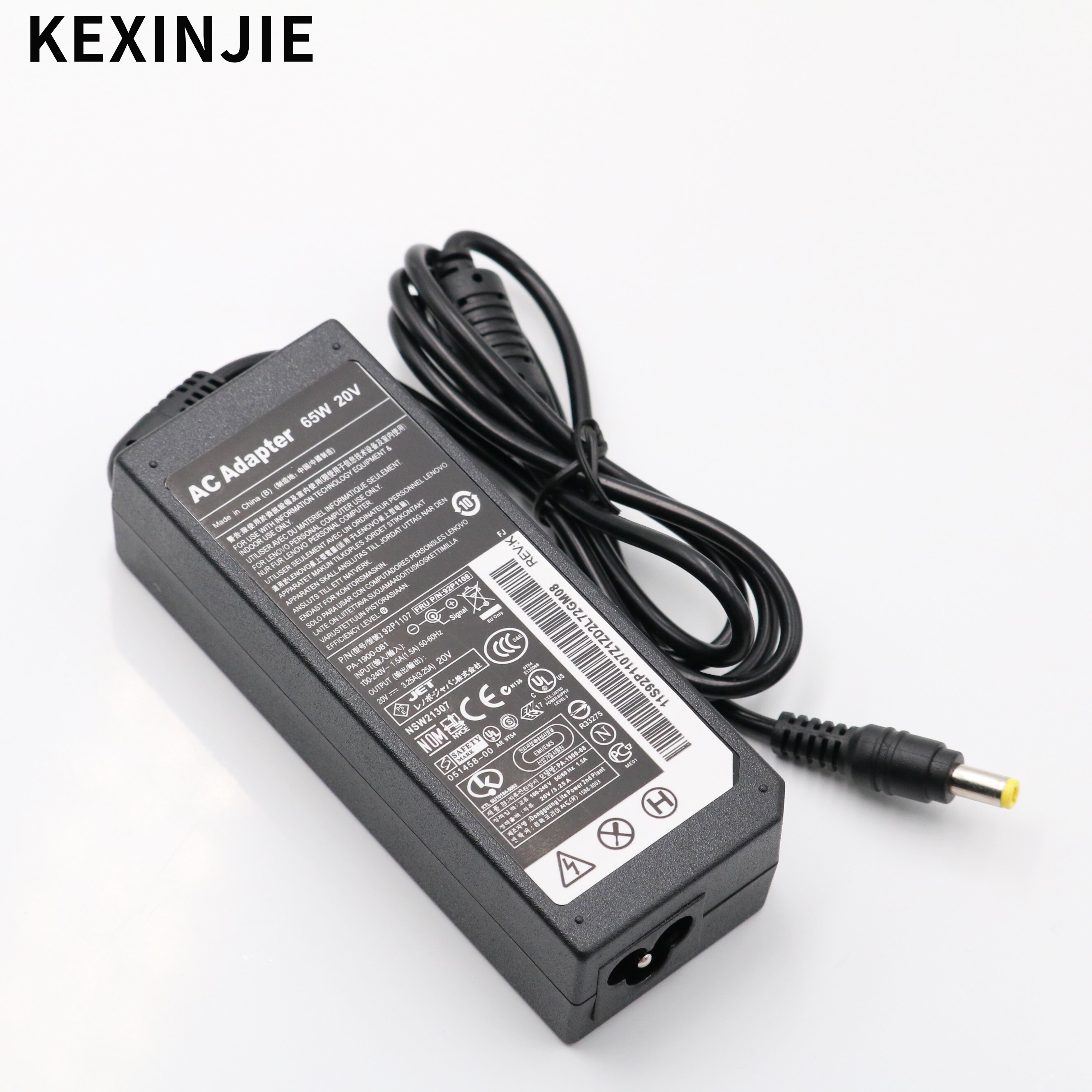 20V 3.25A Power AC Adapter Laptop Charger For Lenovo IdeaPad N586 P580 P585 PA-1650-56LC CPA-A065 36001792 adapter