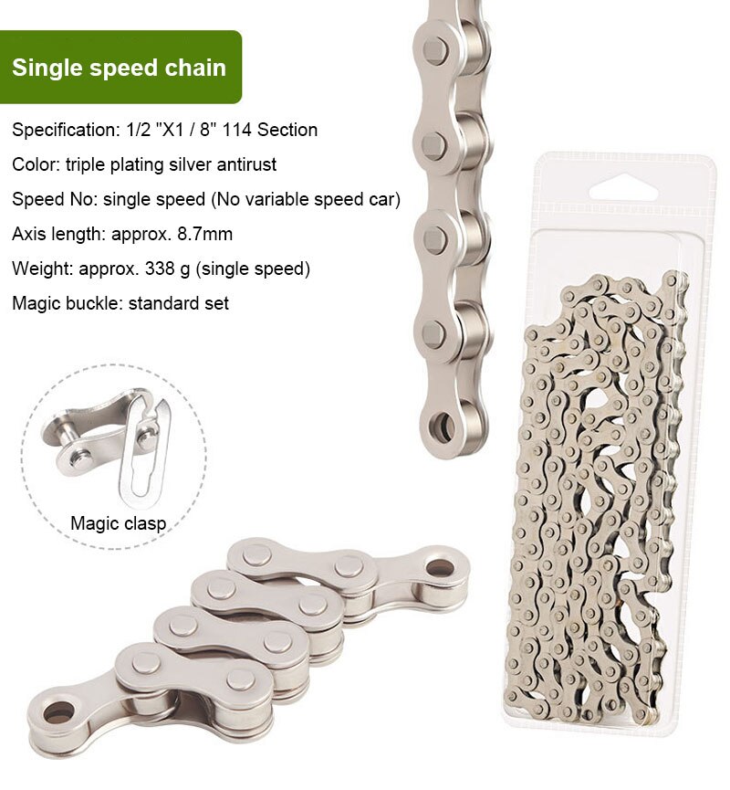 Mountain Bike Chain Riding Bicycle Variable Speed Chain 8/9/10/11 Speed Outdoor Bicycle Accessories Chain Parts TSLM1: 05