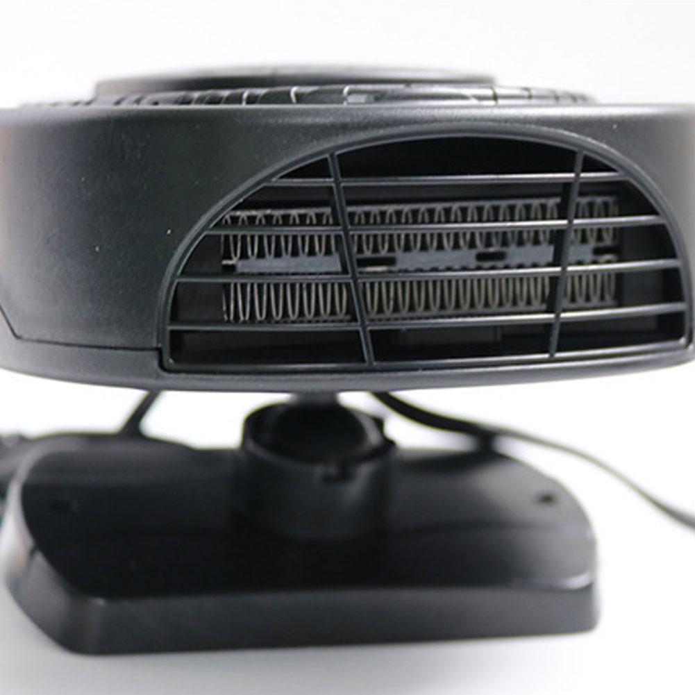 YOUNICE 12 V autoverwarming, 150 W, draagbare auto-ventilatorkachel, plug in sigarettenaansteker, voorruit, ontdooien, 360 graden draaibaar, geschikt voor de meeste auto's