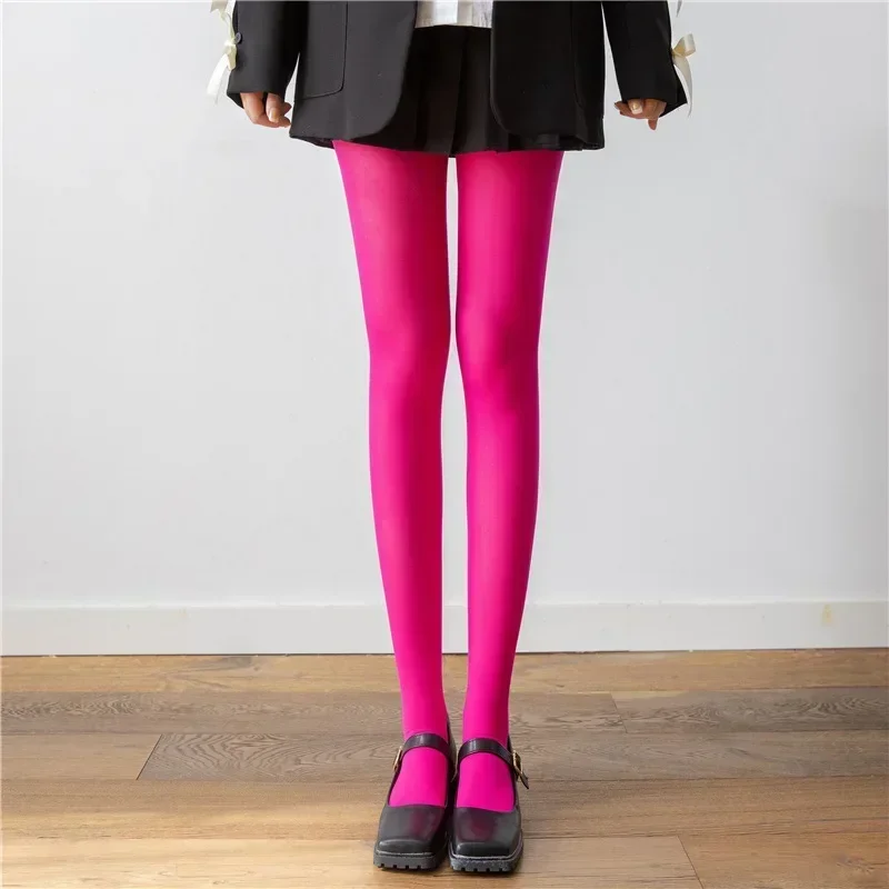 Trendix-medias rojas nuevas para mujer, pantimedias de encaje transparentes súper elásticas, medias sexis ajustadas y elegantes color Burdeos para invierno: Gris