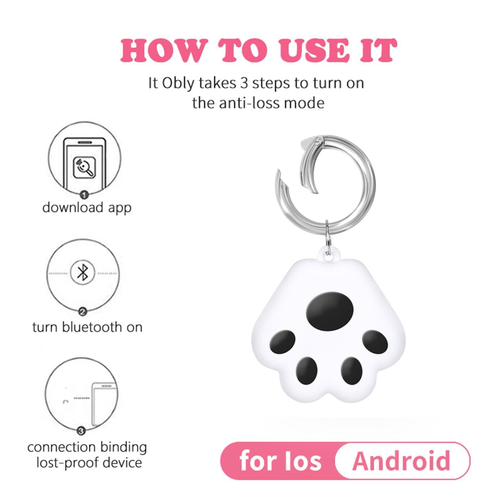 Localizador GPS Mini para mascotas, dispositivo antipérdida de seguimiento, rastreador para gatos y niños, billetera de coche, accesorios para llavero, novedad