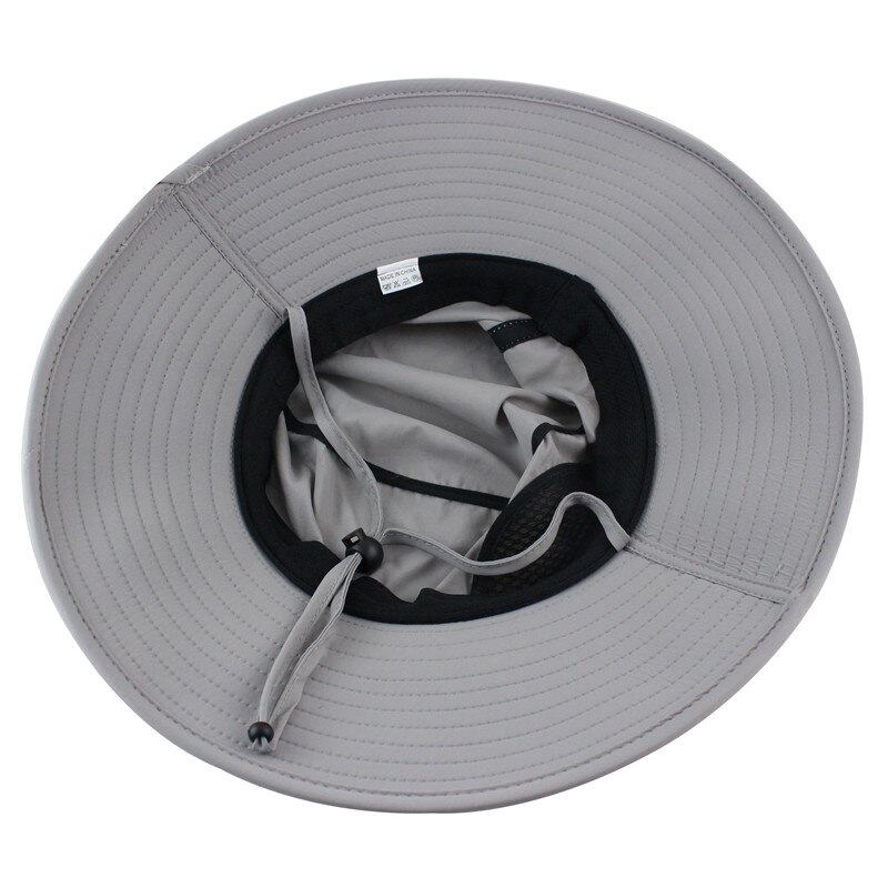 UPF 50+ Summer Wide Brim Bucket Hat Waterproof Breathable Packable Men Women Sun Hat Fishing Safari Boonie Hat Beach Panama Hat