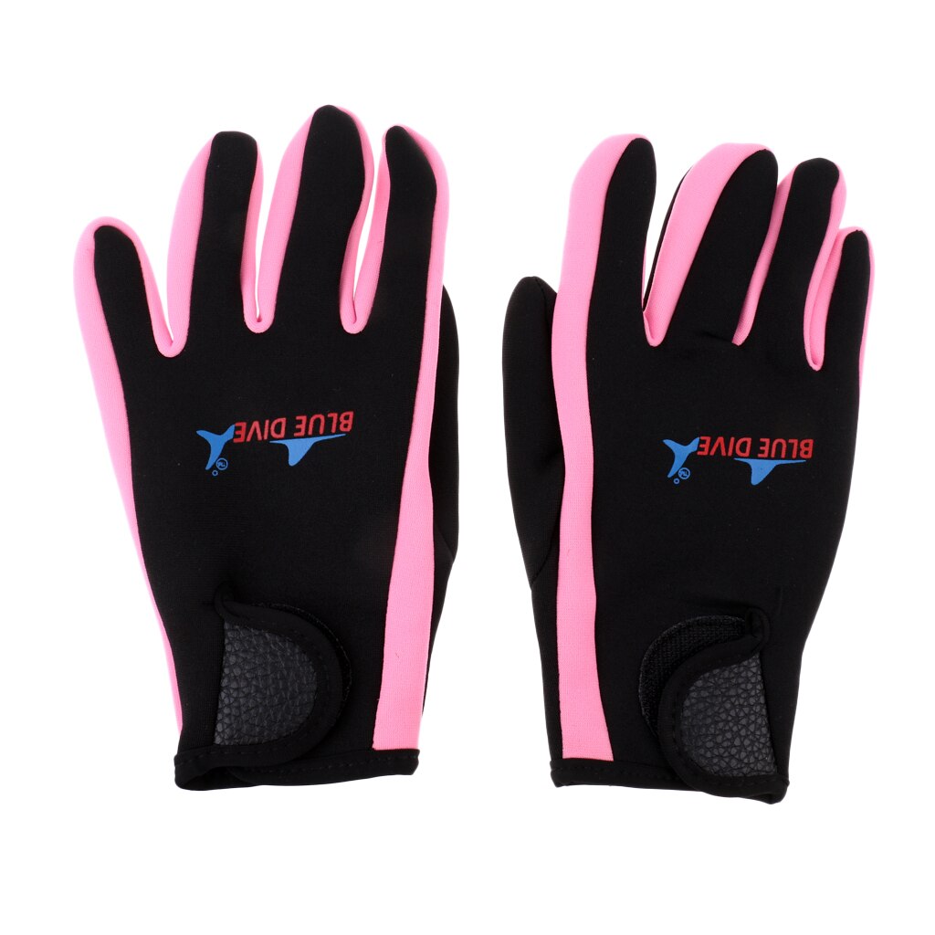 MagiDeal 1.5mm néoprène combinaison gants plongée sous-marine équipement de plongée en apnée anti-rayures antidérapant garder au cinq doigts gants