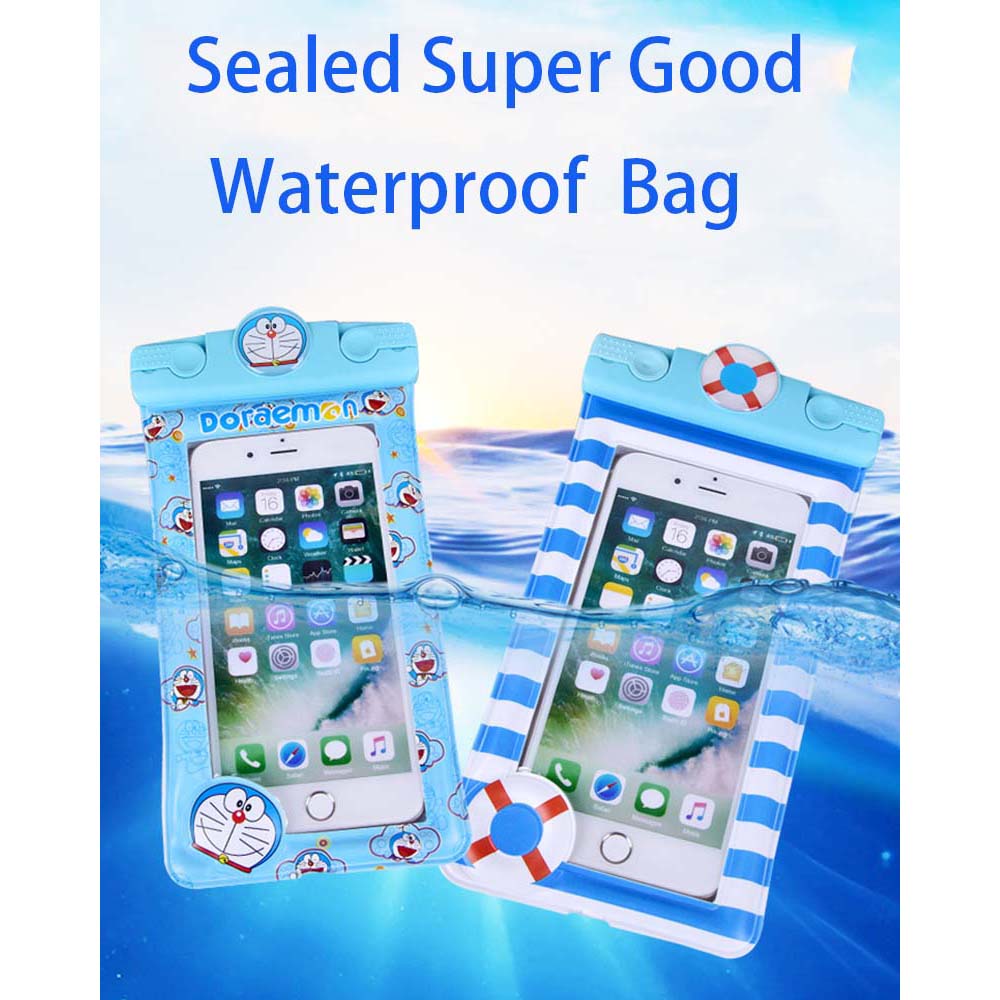 Universel vandtæt taske til iphone x xs max 8 7 6 s 5 plus cover pose taske tasker til telefon coque 6 tommer svømmetelefon taske
