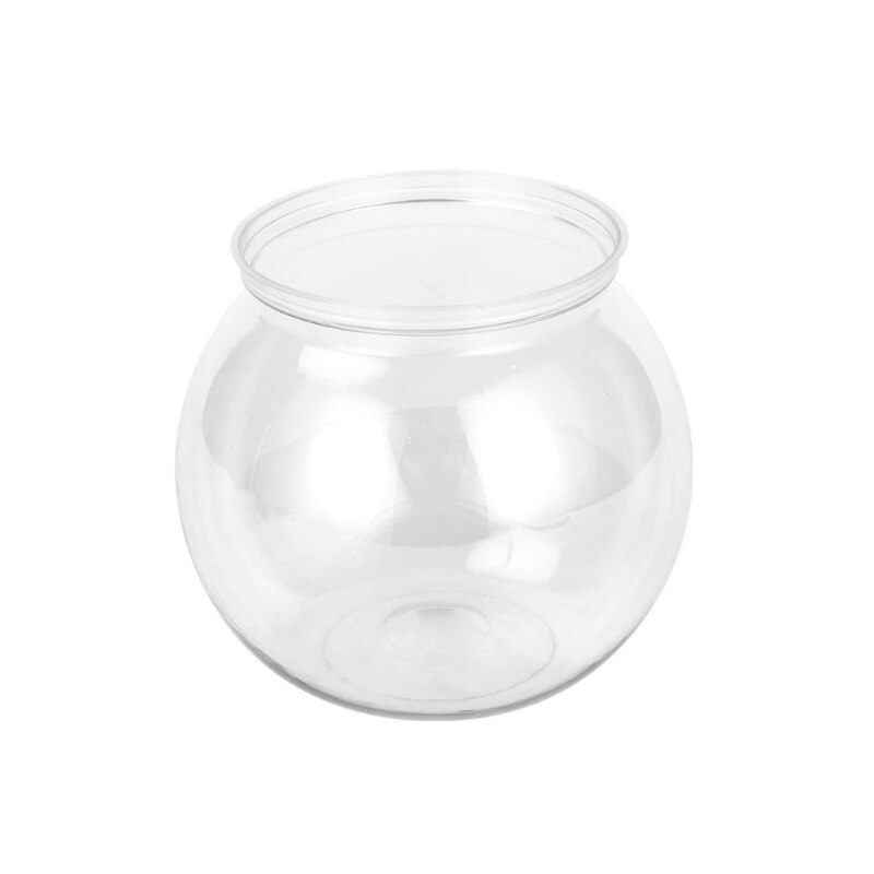 Plastic Round Bowls Durable Fish Keeper 3 Sizes Clear Bubble Terrarium Desktop Fish Bowl for Wedding Event Home Decor