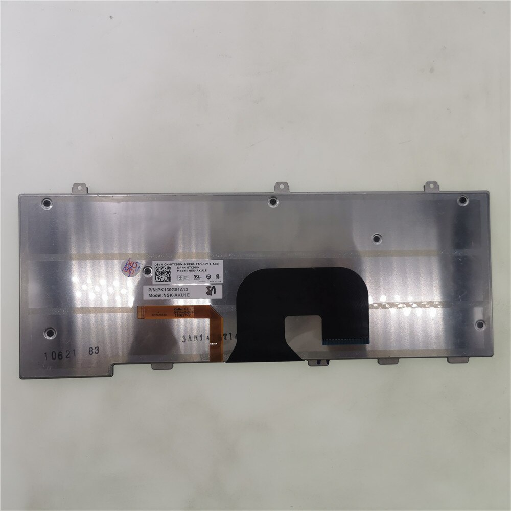 Original UK Keyboard For Dell Alienware M14X Laptop UK Backlit keyboard DP/N: 0TC9DN TC9DN PK130G81A13