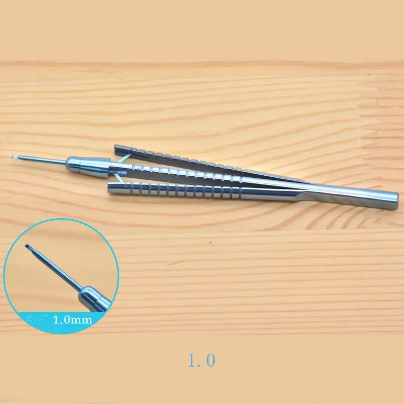 Eye care Microscopy Instruments Stainless Steel Titanium alloy Scleral Bite Cutter Trabecular Straight and Current