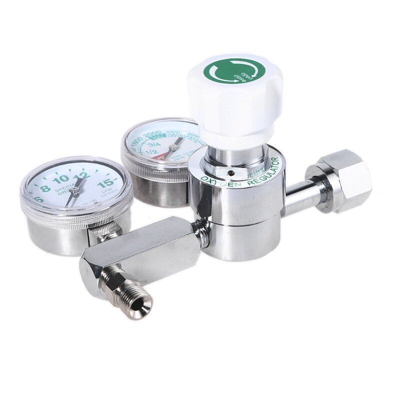CGA540 Oxygen Pressure Regulator O2 Pressure Reducing Va-lve Oxygen Cylinder Me-dical Pressure Regulator With Flowmeter