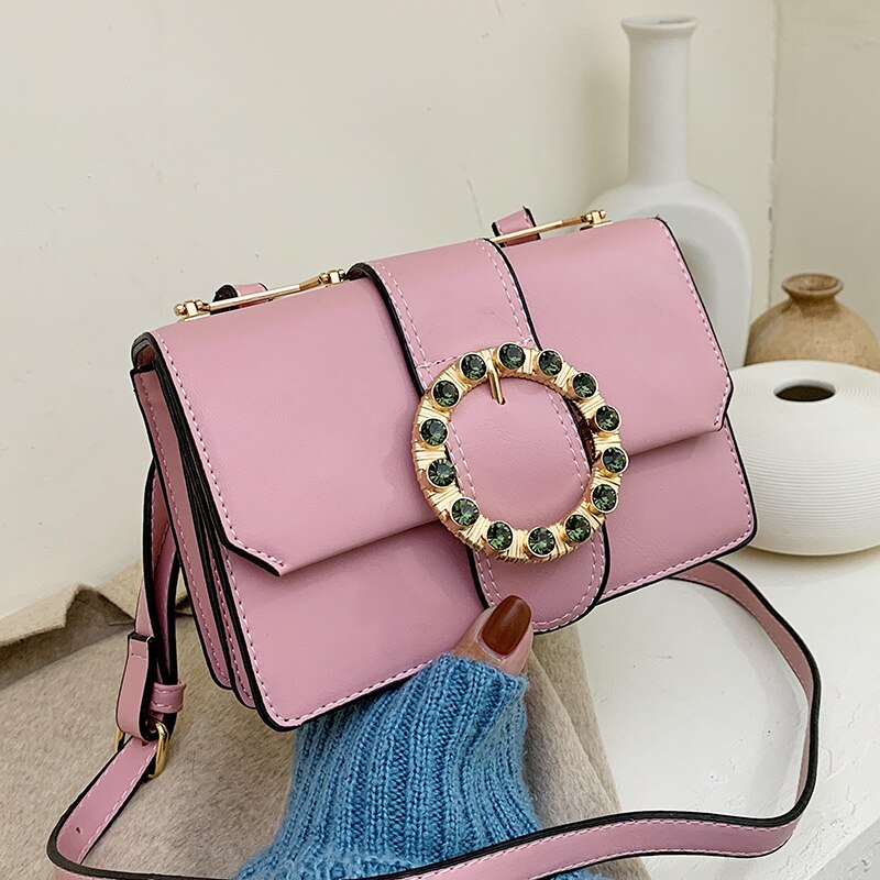 Dames schoudertas pu leer dames merk tassen dames witte crossbody tas voor dames handtas: Roze