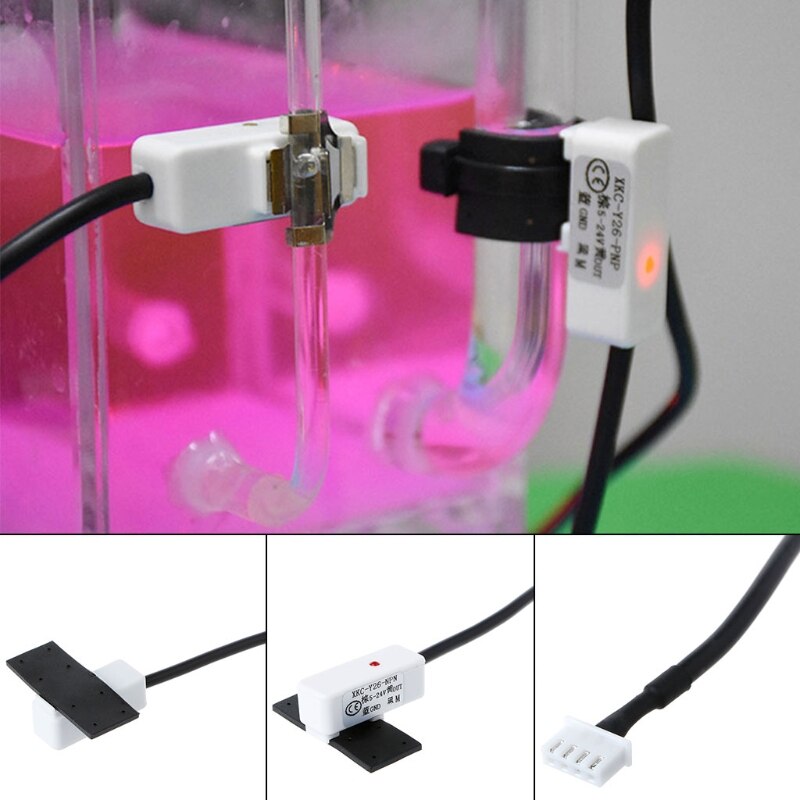 Non-contact Water Liquid Level Sensor Switch Detector for Pipe Tank DC5-24V NPN