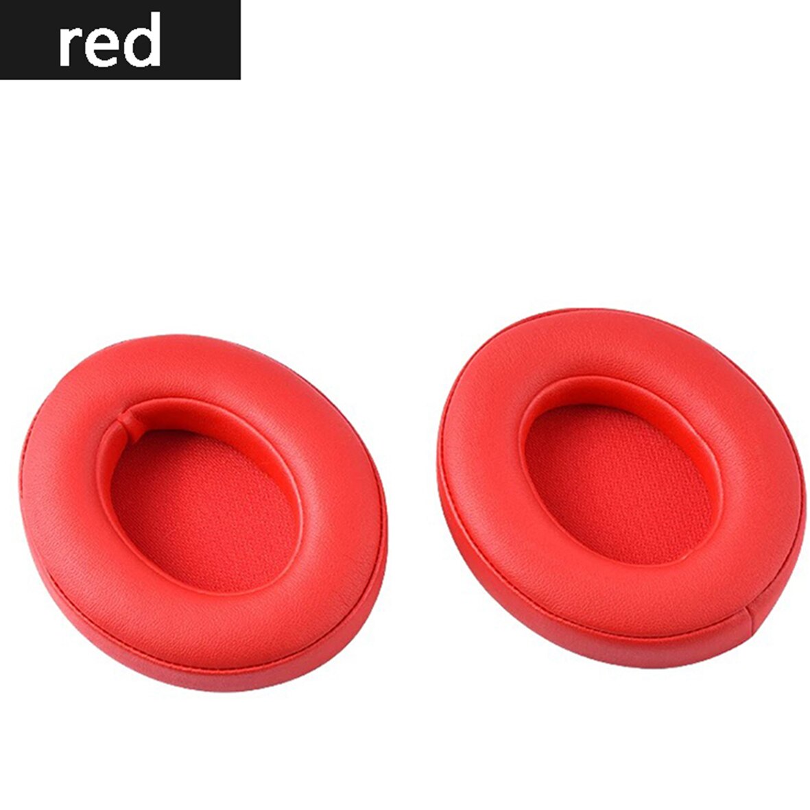 Replacement Earpads Cushions Ear pad for by Studio 2.0 Studio 3 B0500 B0501 Wireless Headset Wired headphones Repair Accessories: red