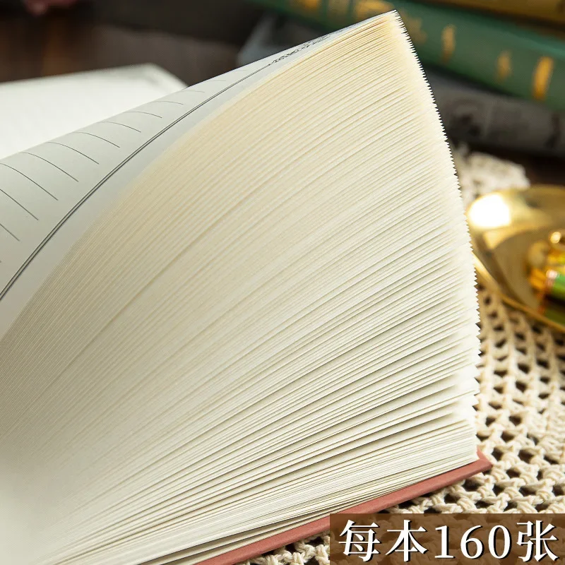 Retro American Stamping Notebook Exquisite Thickened Hand Ledger Note Registration Book Office Stationery Supplies