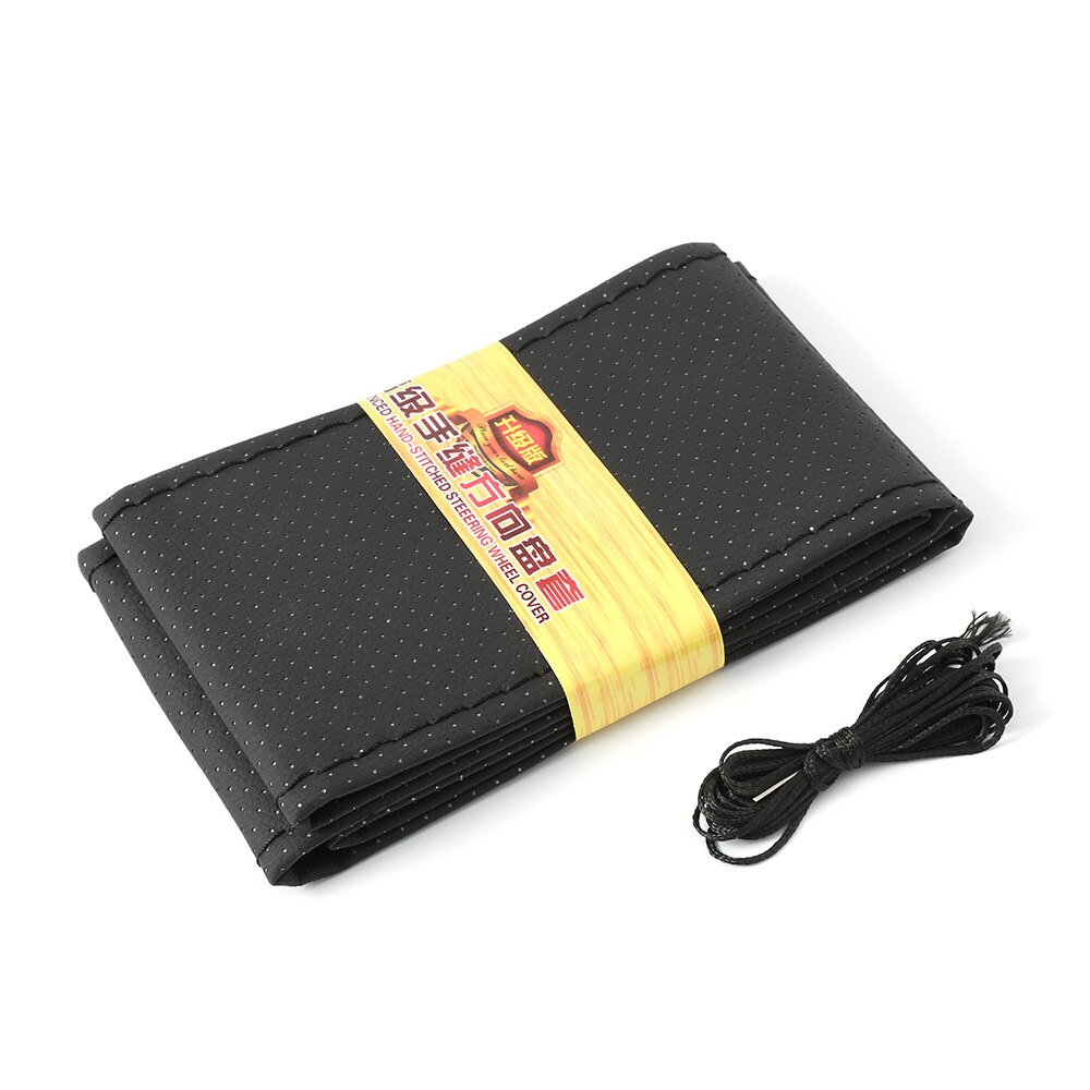 Coprivolante in pelle fai-da-te decorazione per camion per auto volanti e mozzi per volante con accessori per auto con fa e filo