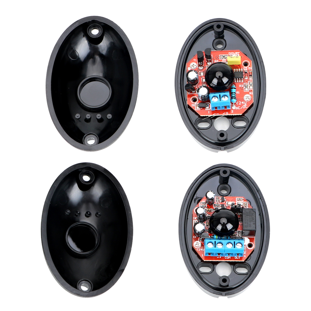 External Positioning Alarm Detector Against Hacking System Single Beam Infrared Radiation Sensor Barrier for Gates Doors Windows