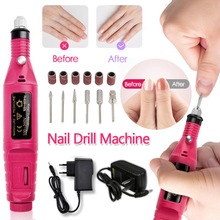 1Set Professionele Elektrische Nagel Boor Machine Manicure Pen Pedicure Nagelvijl Nail Boor Nail Boor Machine Apparatuur Nail Art