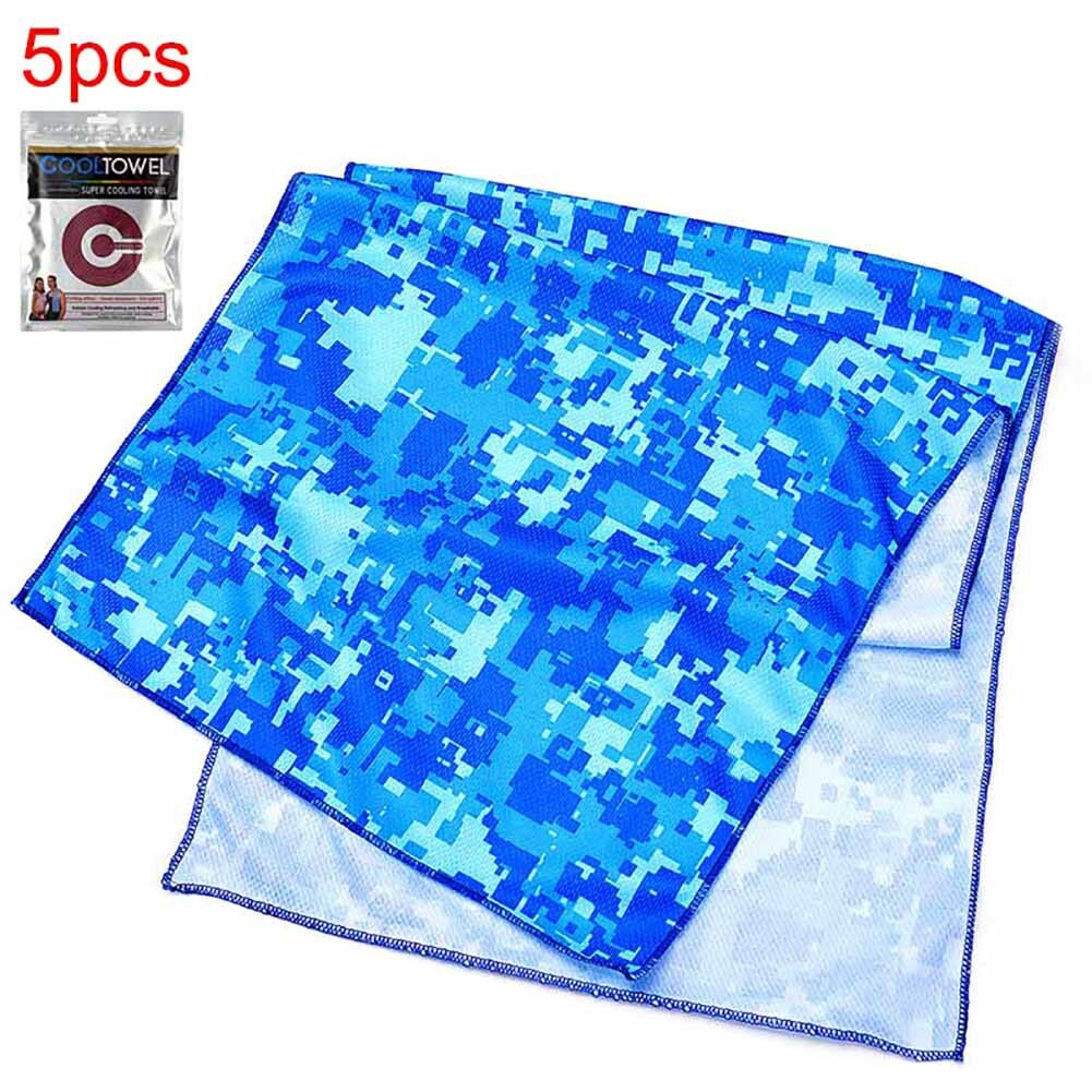 5Pcs Sneldrogende Mannen Vrouwen Sport Grote Handdoek Gym Yoga Running Strandlaken Voetbal Basketbal Vegen Zweet Handdoek 30X90CM: LS