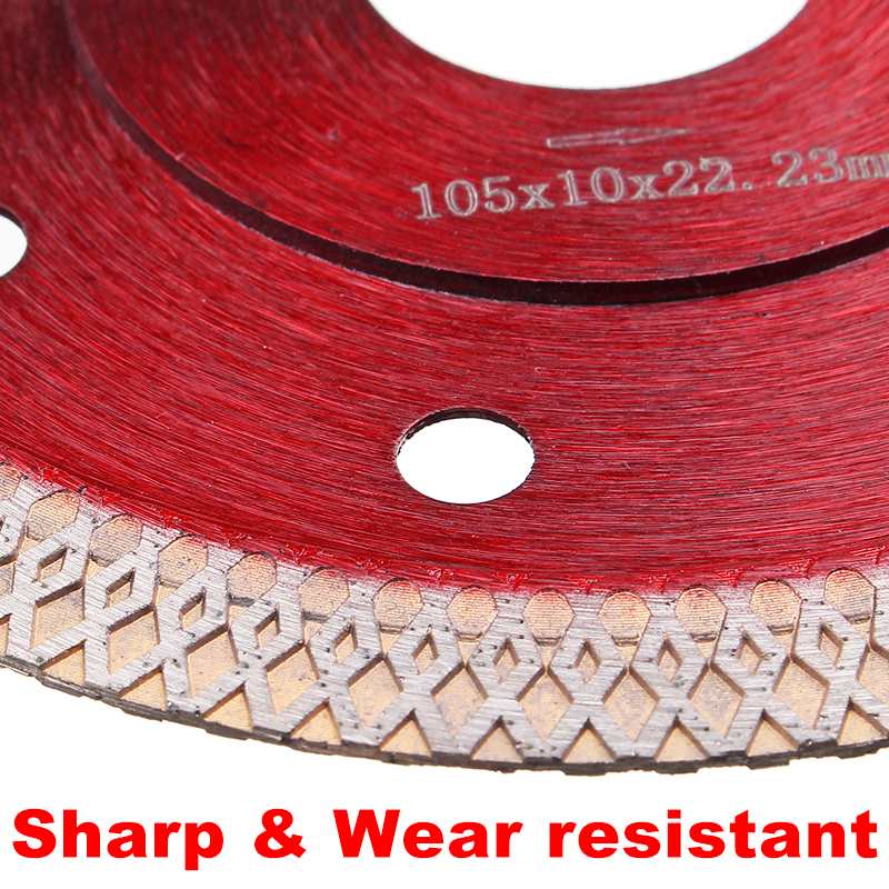 105/115/125mm Diamond Saws Blade Pressed Sintered Mesh Turbo Cutting Disc For Ceramic Granite Marble Tile
