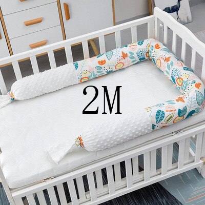 Baby crib, bed, soft package bedding, baby bed, toddler ham sausage fence, children's pure cotton anti-fall anti-collision strip: 6