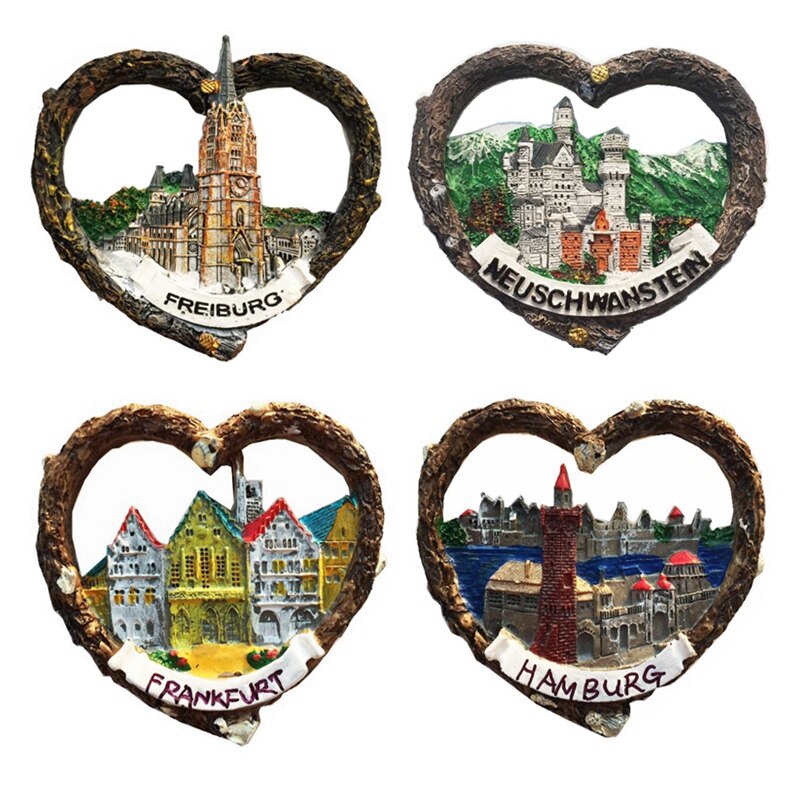 Neuschwanstein Castle, Black Forest, Germany 3D Fridge Magnet Tourism Souvenirs Refrigerator Magnetic Stickers Home Decortion