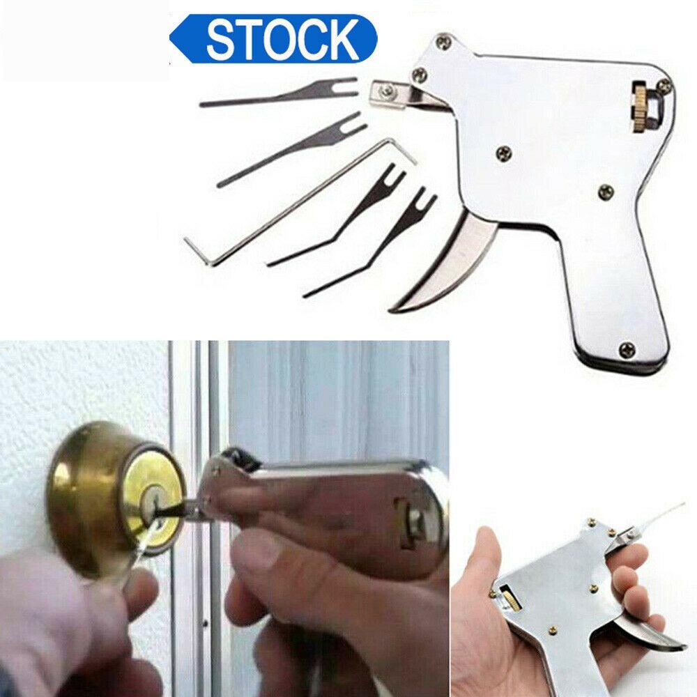 Sterke Lock Deur Opener Gun-Reparatie Tool Kit Sleutel Rvs Thuis Leveringen Te Gebruiken