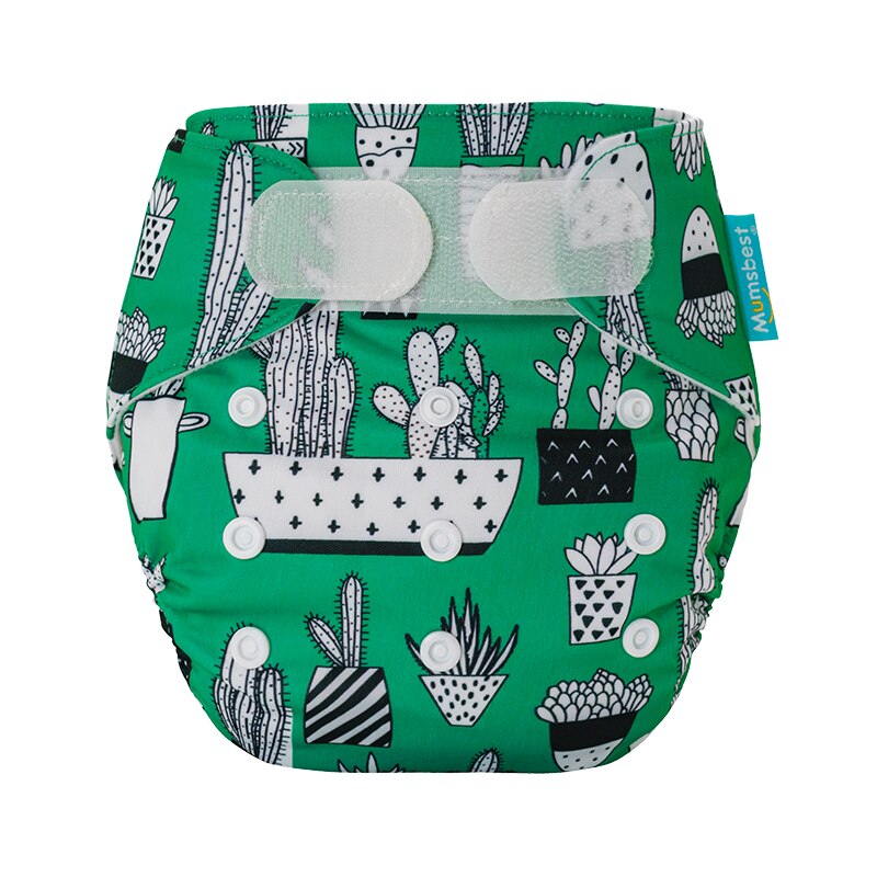 Velcro Cloth Diaper Washable Reusable Nappies Cloth Pocket Diapers With 3-layer Microfiber Inserts Suitable 3-15kg Baby 0-2 Year: ME07 / only 1 pocket diaper