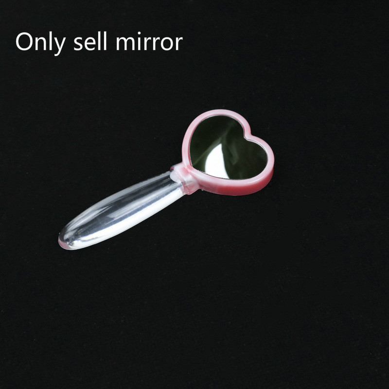 DIY Crystal Epoxy Different Shapes Small Magic Fairy Mirror Silicone Mold Handmade Table Set Toy Magic Wand: 3pcs heart mirror