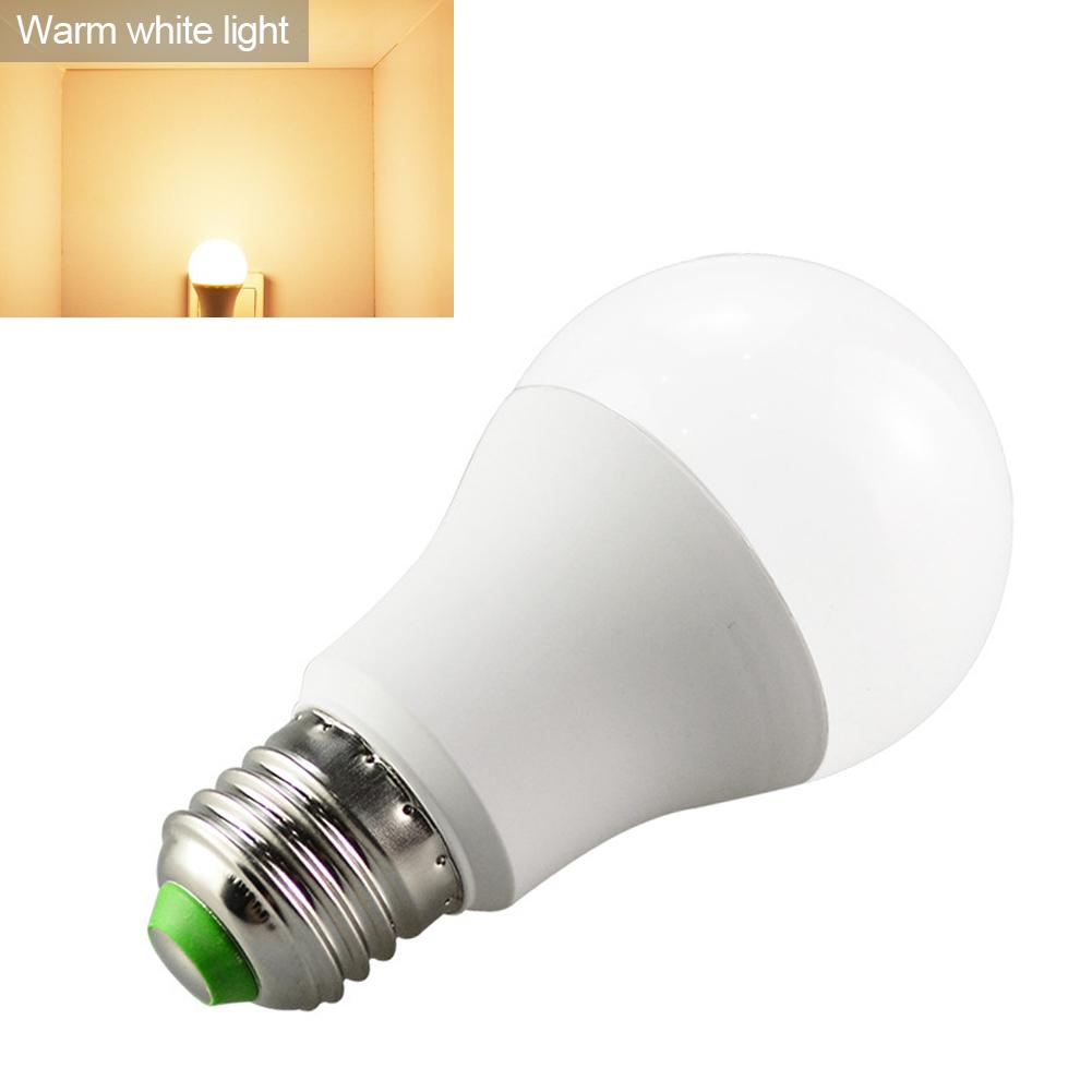 E27 led pære pære 7w pir sensor bevægelseslys automatisk tænd/sluk til hjemmebelysning: B