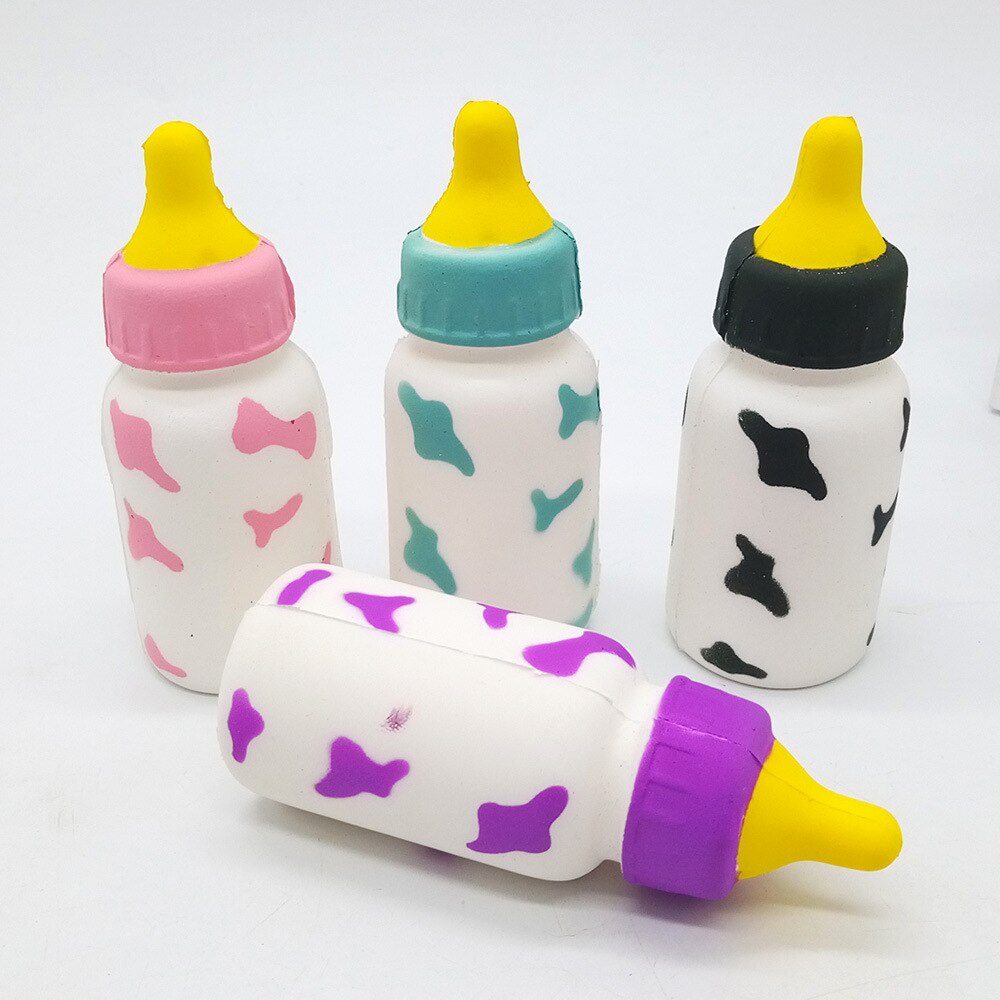 Rebound Kleine Fles Melk Simulatie Cellphone Charm Opknoping Riem Speelgoed Trage Rebound Kleine Fles De Simulatie Slow