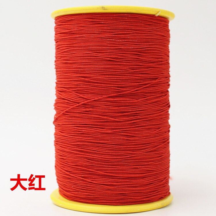 Elastic Thread Set Industrial Sewing Machine Thread Elastic Thread For Bracelet Beading DIY Sewing: Red