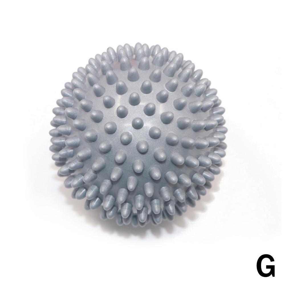 Gelb Fitness Faszie Ball Massage Ball muskel entspannung Massage Ball Ball igel Griff Fitness wirbelsäule akupressur Ball ba F8K1: Fitness Ball G