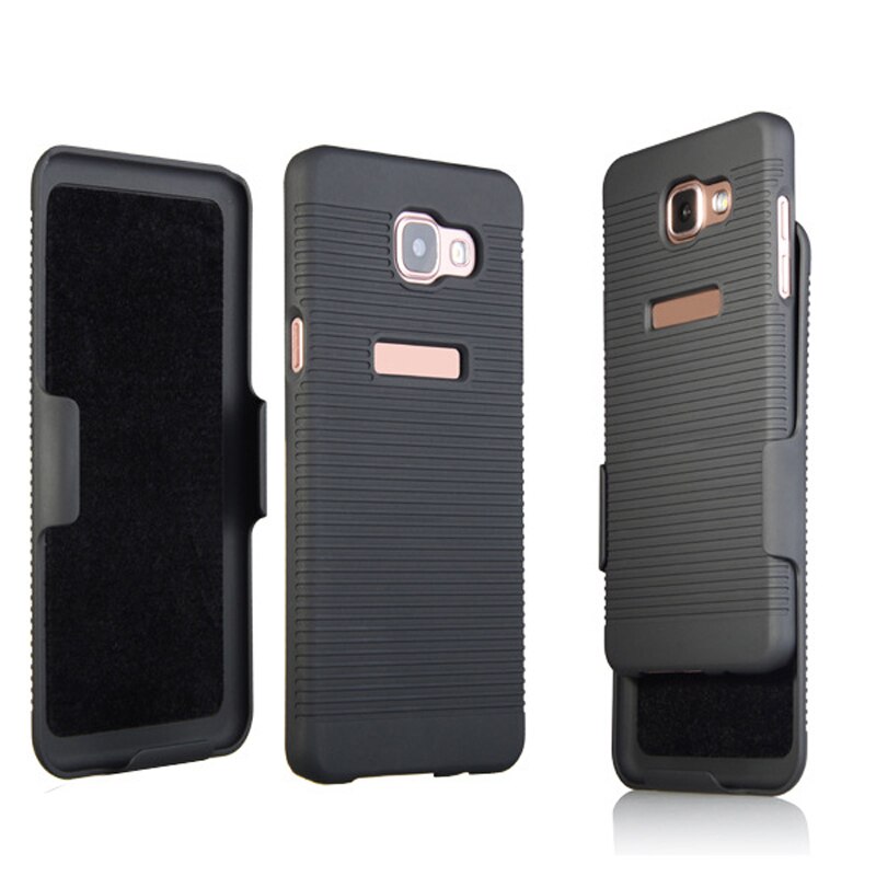 Man Waist Belt Clip Shell Holster Hard Back Case Phone Cover for Samsung Galaxy S8 Plus S7 Edge Note 8 9 5