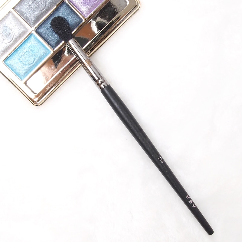 Eye Blending Makeup Brush #224 Soft Goat Hair Tapered Eyeshadow Blender Brush Nose Shading Cosmetic Brush