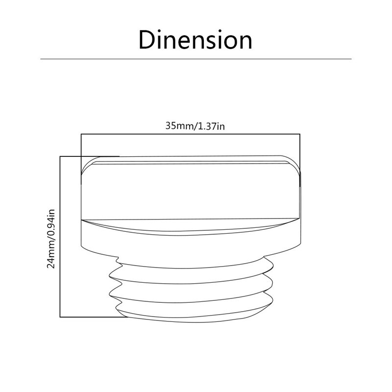 Motorcycle Engine Oil Port Cover Plug Gearbox Oil Screw Oil Filler Cover Plug Suitable for Yamaha R1R3 R6 FZ1 Fz6 / R Fz07 FZ8 F