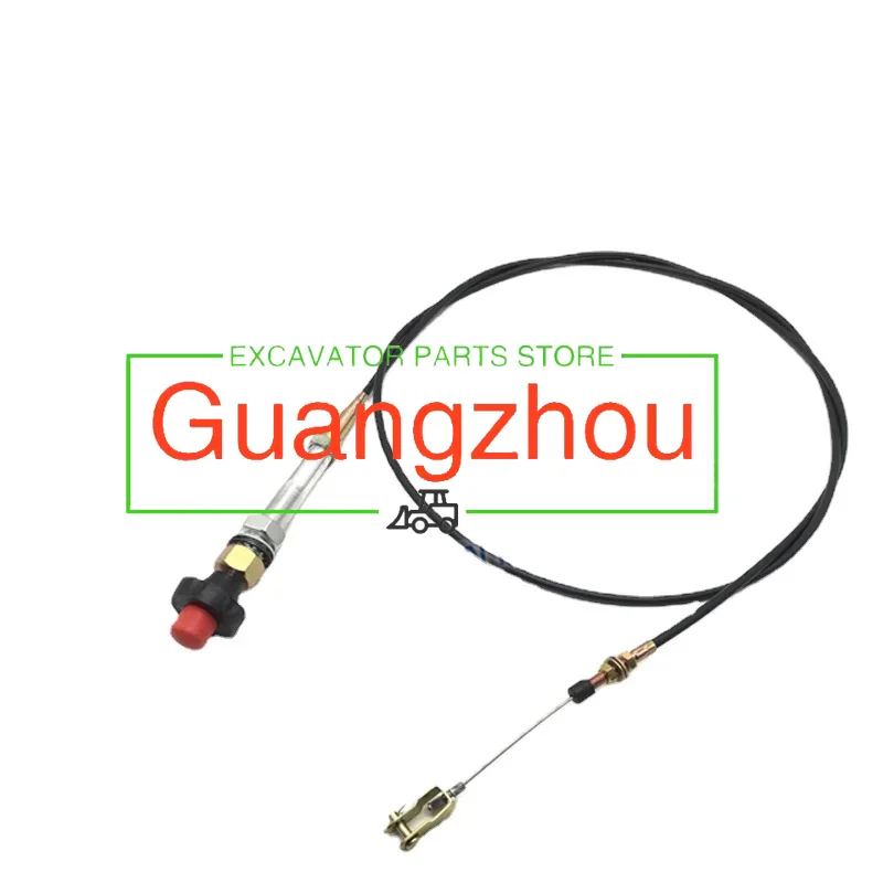 Gaskabels Graafmachine onderdelen sunward 50/60/70/80/90/150/210 gas Pull Touw Gaspedaal kabel 2.5M boot Tractor heftruck