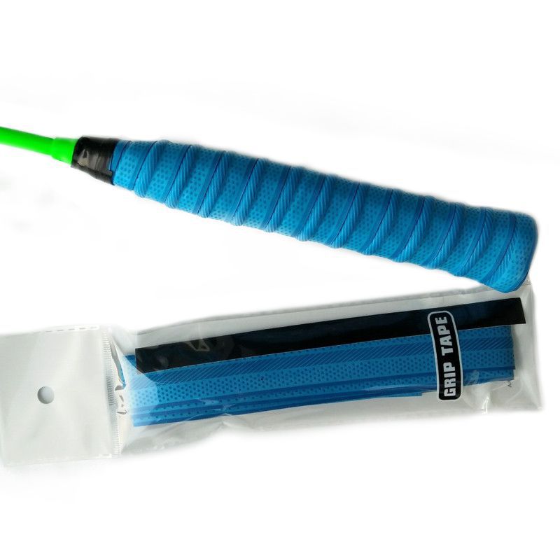 5 colores de antideslizante agarre de raqueta sobregrips de bádminton accesorios deportivos al aire libre cinta de tenis empuñaduras de mano: Azul cielo