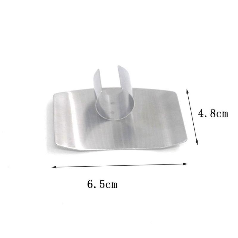 1Pcs Finger Guard Protect Finger Hand Cut Hand Protector Tool Finger Cut Tool Gadgets Stainless Steel Knife Protection Kitc U2L7