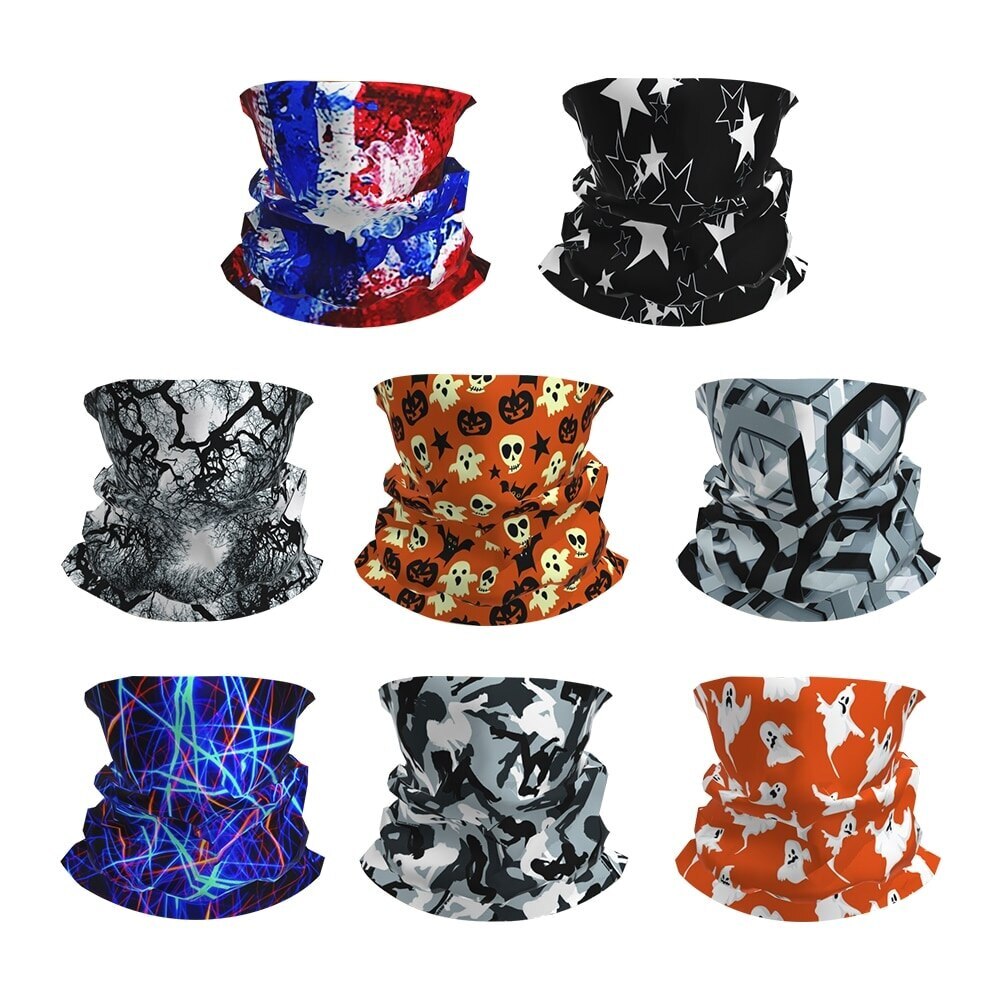 Cycling Tube Buffs Headscarf Neck Scarf Motorcycle Face Masks Windproof UV Headband Ciclismo Bandana Scarfs