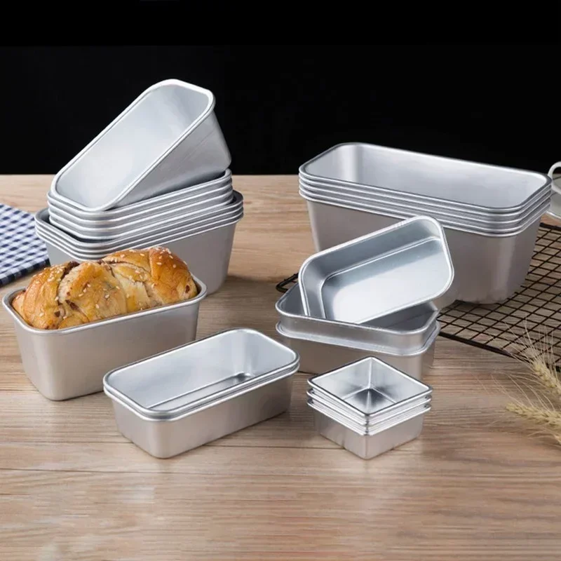 Rechteckige Brotform aus Kohlenstoffstahl, antihaftbeschichtet, Kuchenform, Mini-Toastform, Kuchen-Backblech, Kastenform, Küchen-Backwerkzeuge