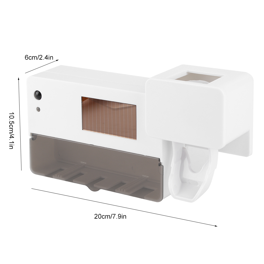 HOUSB-Distributeur automatique de dentifrice, porte-brosse à dents, stérilisation solaire, désinfection