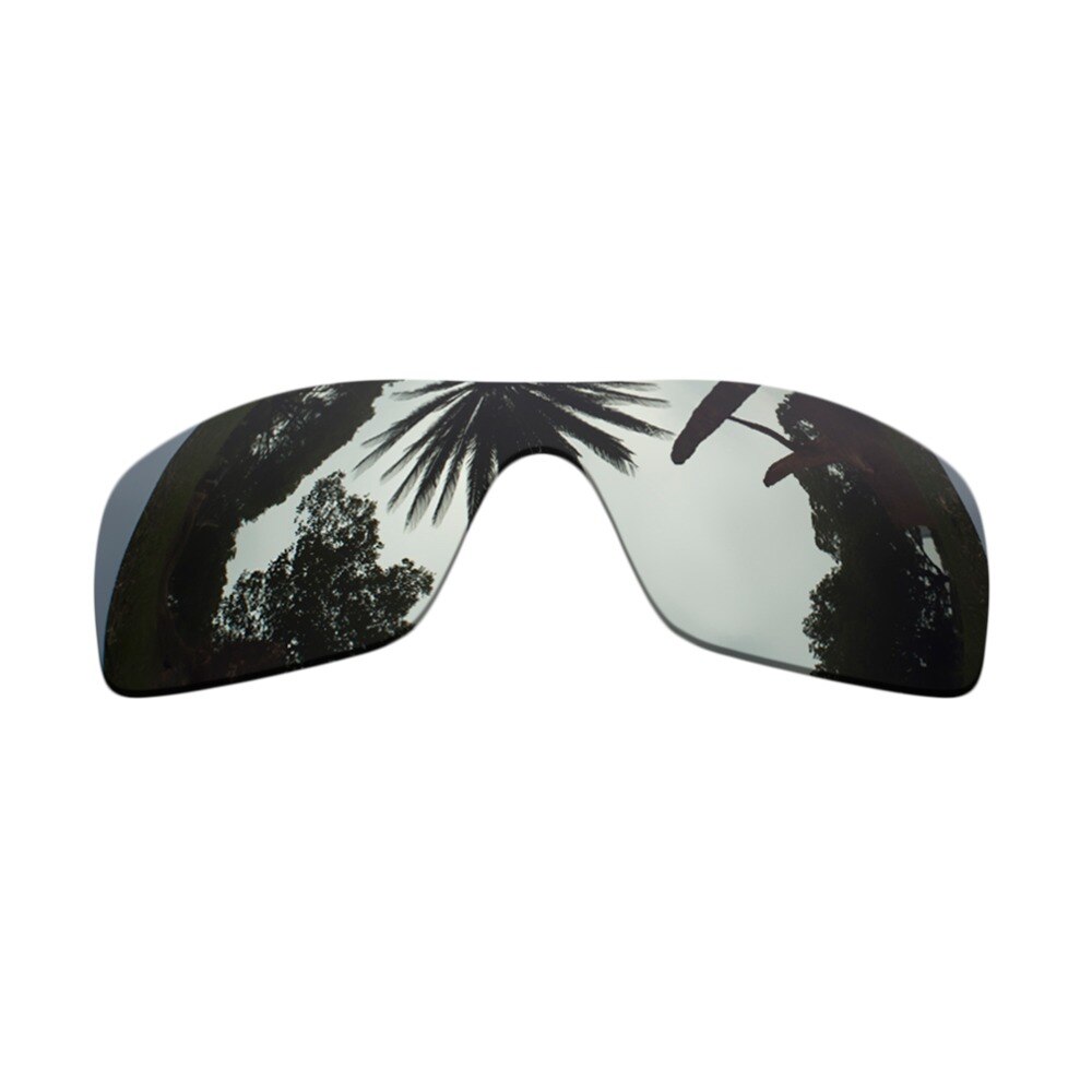 2 lentes polarizadas de repuesto para gafas de sol Batwolf, montura plateada y negra