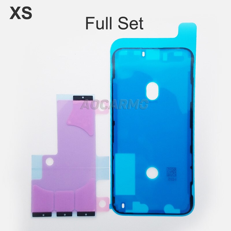 Aocarmo wyświetlacz LCD ekran wodoodporny klej naklejki baterii taśma klejąca dla iPhone 6S 6SP 7 7P 8 8P plus X XS XS Max Max XR