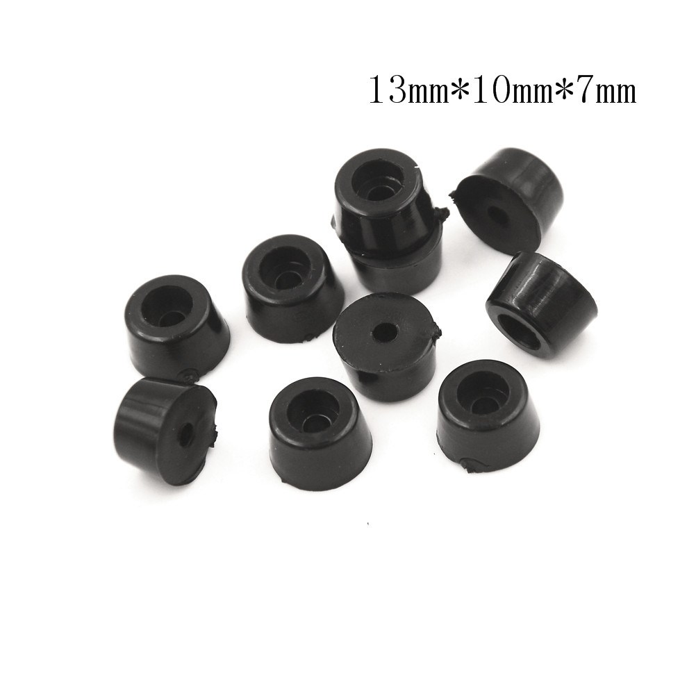 10 Pcs/20 Pcs Rubber Antislip Tafel Stoel Meubels Voeten Been Pads Rubber Pads Tegel Floor Protectors 6 Kiezen: Zilver
