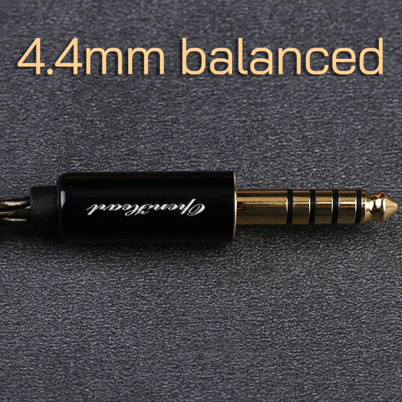 OPENHEART 8 Core Hoofdtelefoonkabel Verzilverd Koper XLR 4.4mm 2.5mm 6.35mm Kabel Voor Sennheiser HD599 HD569 HD 560 S HD559: 2XS / Bruin