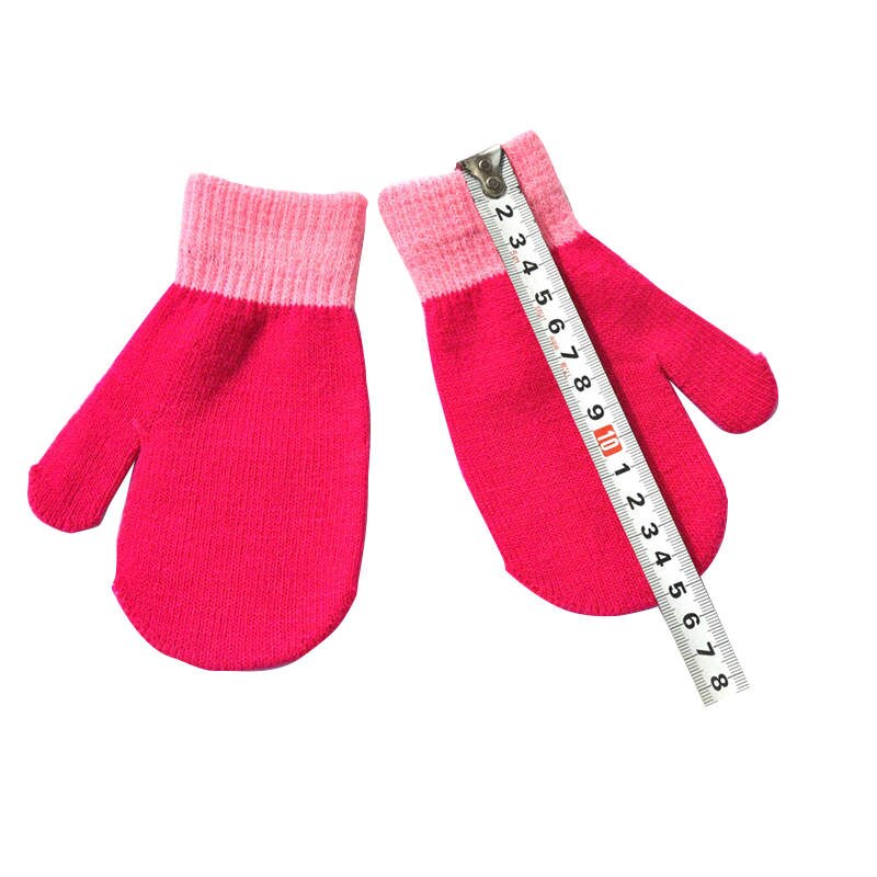 Warmom Kinderen Winter Warm Gebreide Handschoenen Magische Zak Baby Acryl Handschoenen Voor 5-10 Jaar Oud